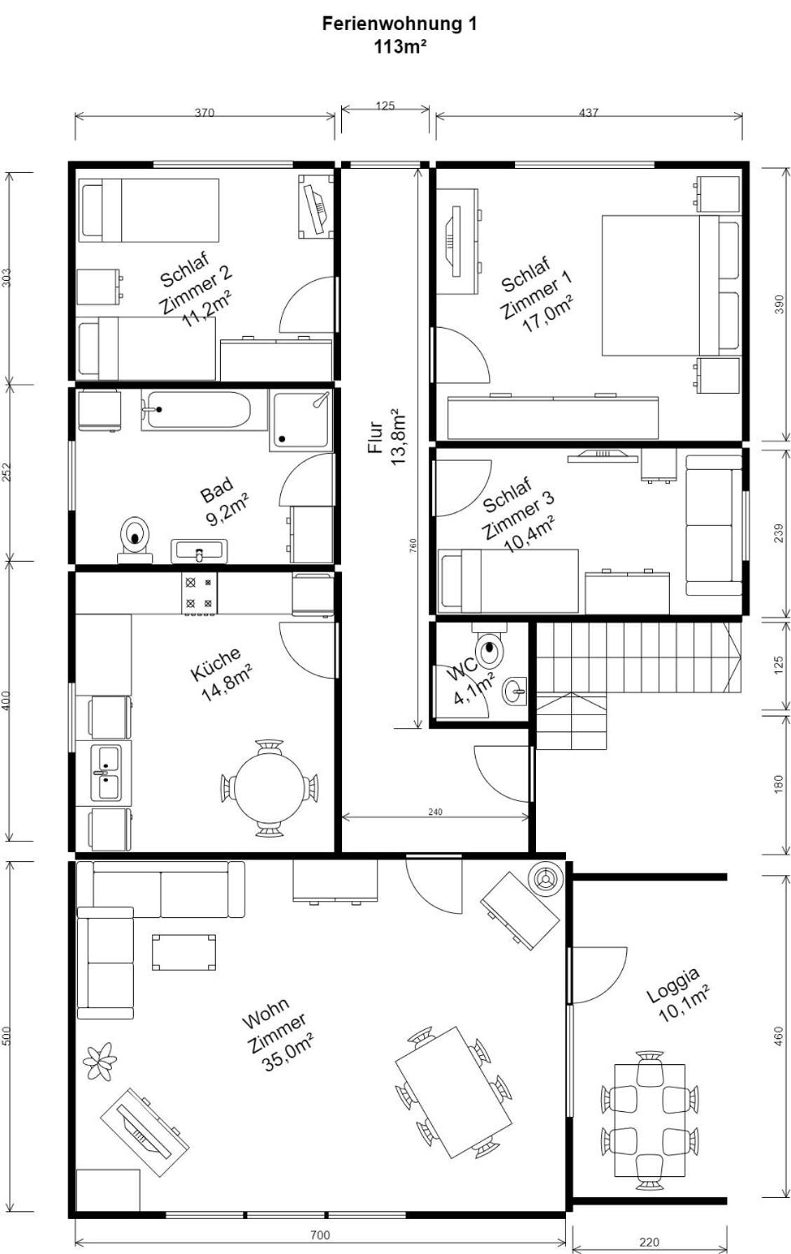 Ferienwohnung Van Den Berg Rees Quarto foto